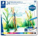 Staedtler design journey - aquarel kleurpotloden - metalen etui 24 st