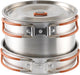 Easy camp moss 4 cook set campingkookset stapelbaar roestvrijstaal silliconen