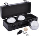 Engelhart metalen jeu de boules set – 3 ballen in zwarte aluminium koffer – pétanque set – metalen boules 74 mm 720 g – inclusief but – luxe draagkoffer –