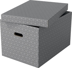 Esselte opbergdoos 628287 large 55 l grijs