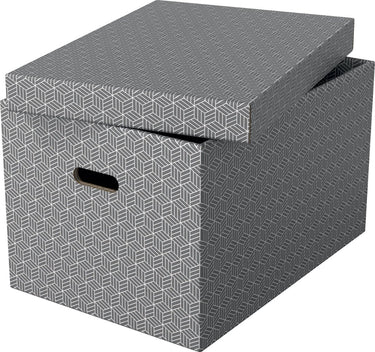 Esselte opbergdoos 628287 large 55 l grijs