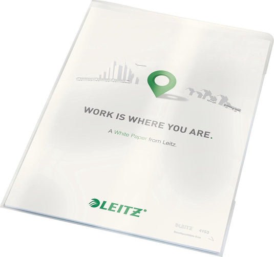 Leitz superieure zichtmap - a4 - 100 stuks - transparant