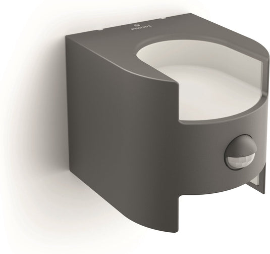 Philips led philips grass muurlamp - antraciet - met sensor