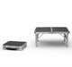 Hush. outdoor hush outdoor - campingtafel - inklapbaar met handvat - lichtgewicht - verstelbaar - 60 x 40 x 26.5cm