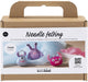 Creativ company mini hobbyset naaldvilten monster maken