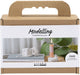 Creativ company http: www.cchobby.nl mini-hobbyset-boetseren-kandelaar-met-schelpen-off-white-1-doos