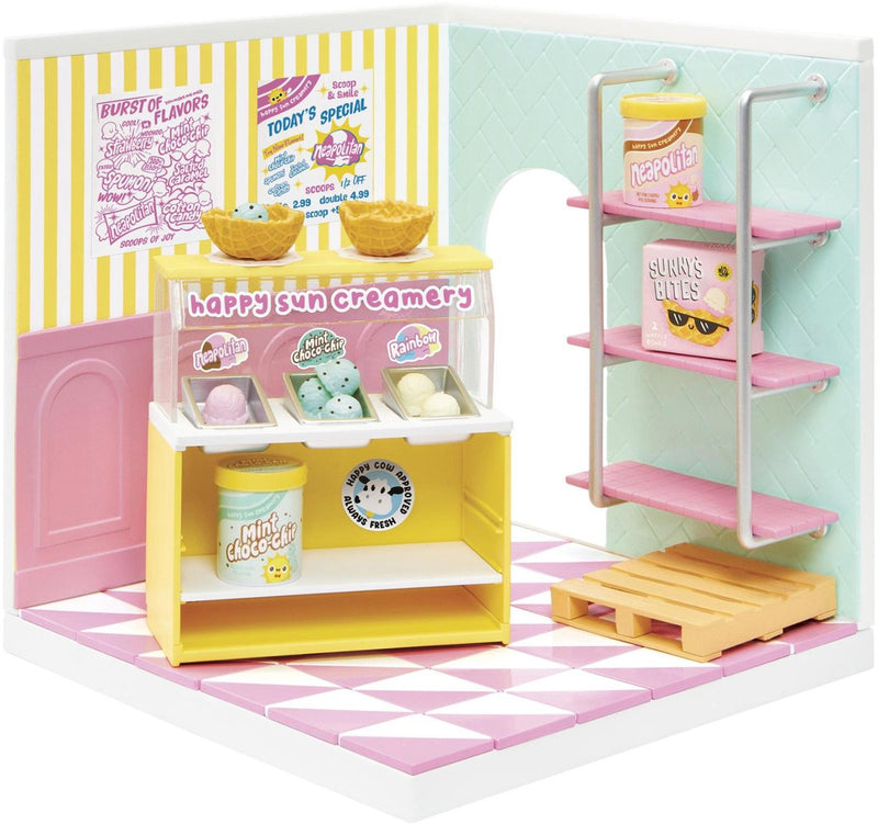 Afbeelding laden in galerijviewer, Miniverse ™ make it mini spaces™ ijssalon - knutselset - bouwpakket- maak je eigen mini ijssalon
