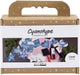 Creativ company mini hobbyset cyanotypie geschenklabels blauw en zilver