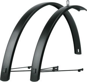 Sks spatbordset 28 (622) edge al 46mm aluminium zwart