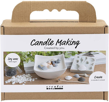 Creativ company https: www.cchobby.nl mini-hobbyset-kaarsen-maken-schelpen-grijs-off-white-1-doos