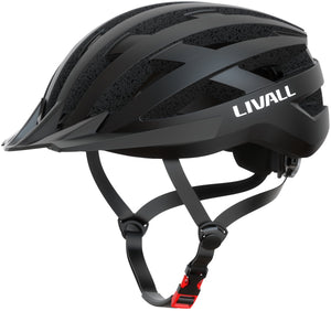 Livall mt1 neo black m size bluetooth-fietshelm met luidsprekers ingebouwde microfoon, valdetectie, mountainbikehelm met richtingaanwijzers remlicht, mtb- racefietshelm voor volwassenen (heren dames)