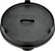 Valhal outdoor - gietijzeren deksel voor skillet koekenpan 30cm - kan ook als grillpan gebruikt worden, vh.lid30