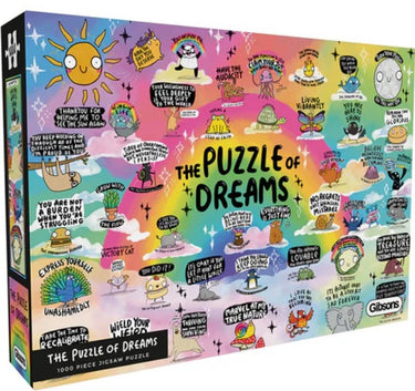Gibsons - the puzzle of dreams (door katie abey) - 1000 stukjes 68×49cm (b×h) - legpuzzel voor volwassenen