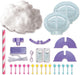 4m knutselen - creëer een fluffy lichtwolk - led - glow in the dark accessoires - kidzmaker - 5+