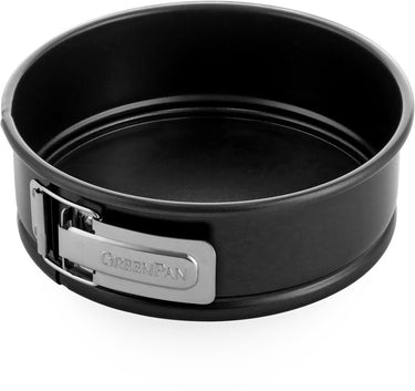 Greenpan bistro cakevorm - 20cm - pfas-vrije antikleeflaag - keramische bakvorm - ovenbestendig tot 230°c - zwart