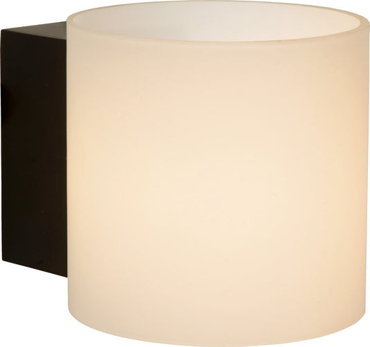 Lucide jelte - wandlamp badkamer - 1xg9 - ip44 - zwart