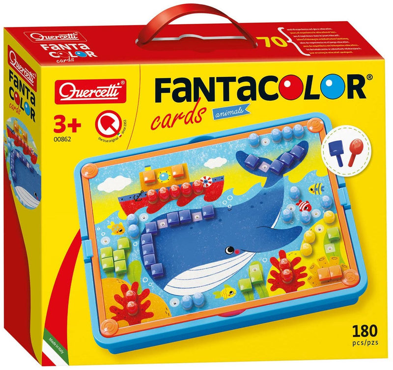 ギャラリービューアに画像をロードする, Quercetti mozaïek speelgoed dieren - fantacolor 180dlg creatief.

