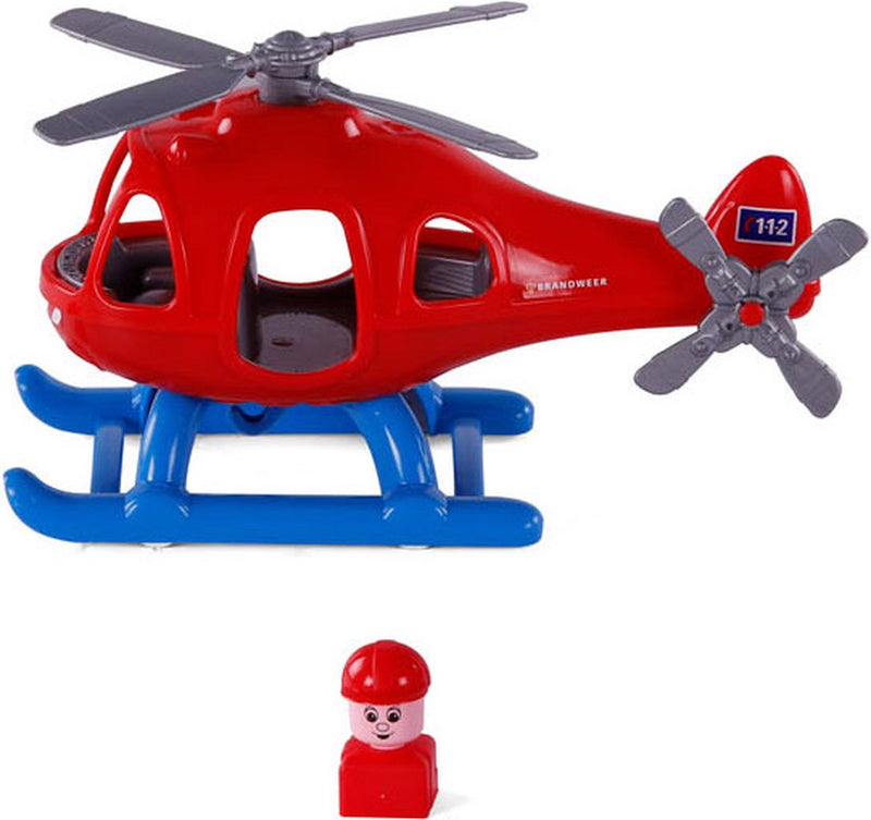 Afbeelding laden in galerijviewer, Cavallino brandweerhelikopter met speelfiguur, 29,5cm
