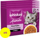 Whiskas kattenvoer - adult 1+ - aromatics heerlijke combinaties in saus - 48x85g