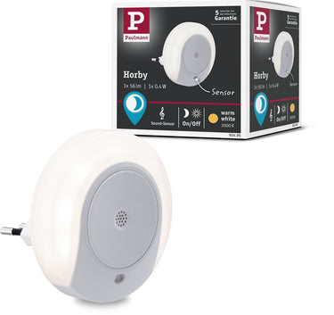 Paulmann nachtlamp horby soundsensor rond 3000k 45lm