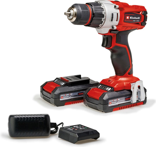 Einhell te-cd 18 2 li accu boormachine | 18 v | 44 nm | 2 x 2.0 ah accu + lader | in koffer - 4514231