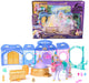 Unicorn academy - stal speelset - met fontein, wildstar, licht en geluid - 24 accessoires - poppen en eenhoornspeelgoed