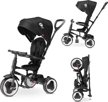 Qplay rito driewieler - loopfiets - zwart