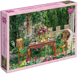 Tucker's fun factory theetijd in de tuin - legpuzzel (1000 stukjes) -