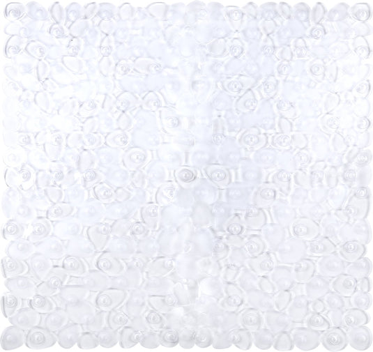 Differnz lapis anti-slip inlegmat douche 54x54cm transparant