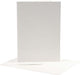 Creativ company creotime kaarten enveloppen, afmeting kaart 12,5x17,5 cm, off-white, 10 sets