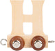 Small foot - houten lettertrein - h - 12 stuks