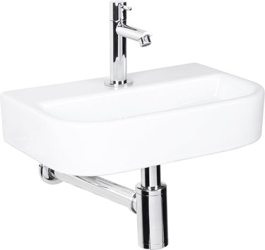 Differnz ovale small fonteinset wit