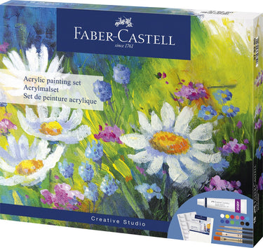 Faber-castell acrylverfset - 18-delig - fc-379280