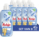 Robijn classics morgenfris wasverzachter - 8 x 50 wasbeurten - voordeelverpakking