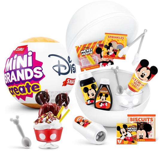 Zuru disney snacks speelgoed verrassingsbal met miniaturen - 60+ te verzamelen.