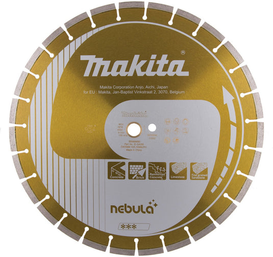 Makita diamantdoorslijpschijf nebula 400 x 25.40 x 10 mm - nebula