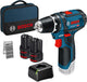 Bosch - gsr 12v-15 - cordless drill driver - complete set
