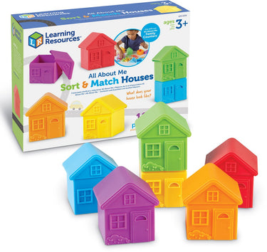 Learning resources all about me sort match houses - 3+