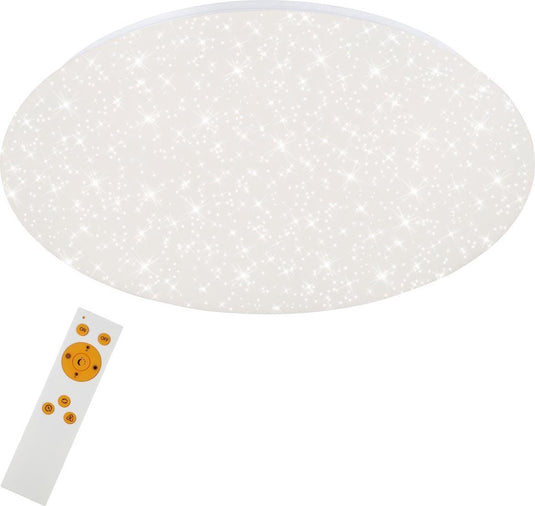 Briloner verb - plafonnière dimbaar - plafondlamp met sterdecoratie - kleurtemperatuur instelbaar - led - 48 w - 4000lm - ø49,5cm