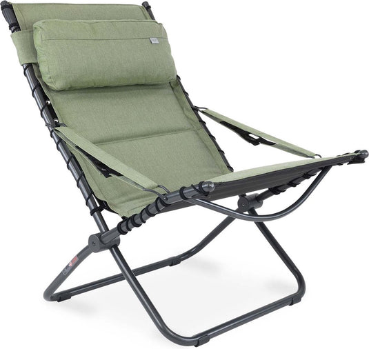 Crespo - loungestoel - ap 262 - tex-comfort - groen