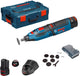Bosch accu multi-gereedschapsysteem gro 12 v-li (2 x 2,0 ah + lader al 1130 cv)
