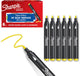 Sharpie creative marker acrylverfmarkers | ronde punt | verfmarkers op waterbasis | inkt loopt niet door en geschikt voor de meeste oppervlakken | geel | 6 stuks