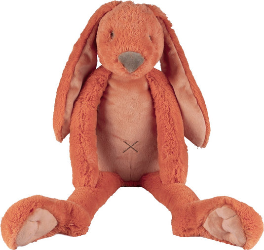 Happy horse konijn richie knuffel 58cm - oranje - baby knuffel