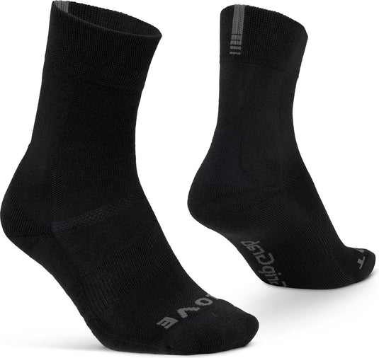Gripgrab - thermo sl winter fietssokken isolerende wielersport sokken - zwart - unisex - maat m