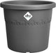 Elho algarve cilindro 48 - bloempot voor buiten - 100% gerecycled plastic - ø 48 x h 29 cm - antraciet