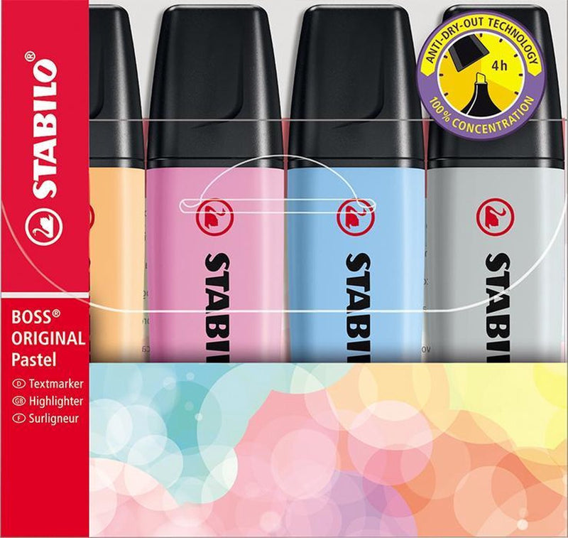 Afbeelding laden in galerijviewer, Stabilo boss original pastel - markeerstift - set 4 stuks
