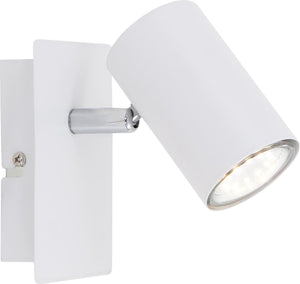 Briloner run - wandlamp - plafond spot - 1 licht - gu10 fitting - metaal - wit