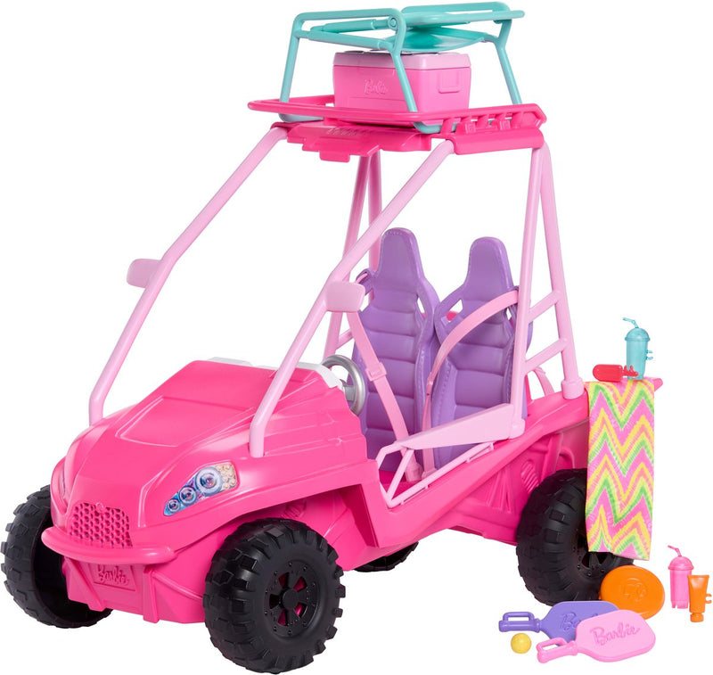 Afbeelding laden in galerijviewer, Barbie mysteries beach detectives ultieme strandbuggy, pop, voertuig en accessoires
