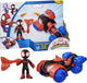Marvel miles 'spin' morales techno-racer speelfiguur