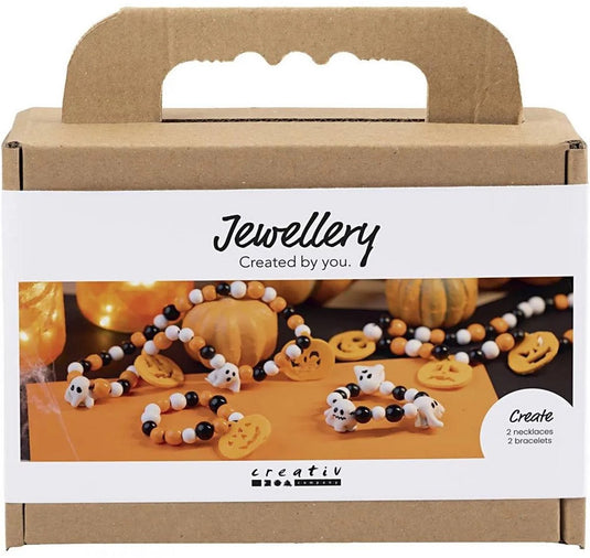 Creativ company mini halloween hobbyset sieraden halsketting en armband